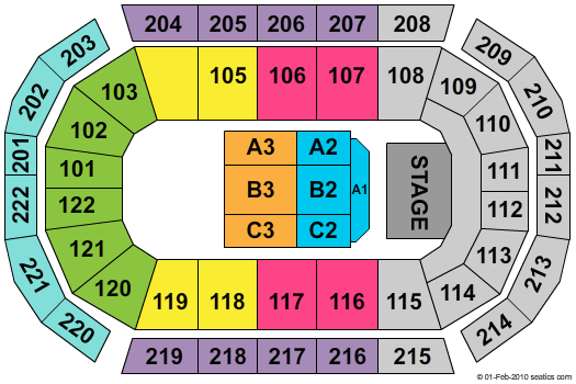 Family Arena Jason Aldean Seating Chart